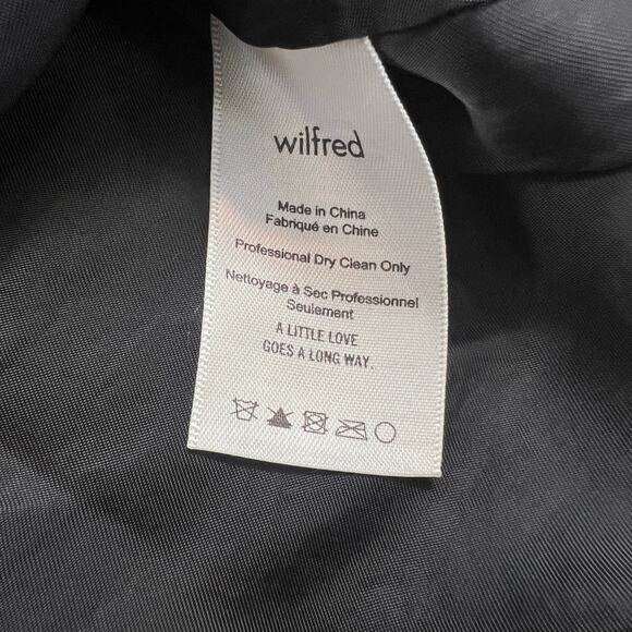 Aritzia Plaid Wilfred Wool/Cashmere Skirt wrap tie flannel mini skirt - Picture 7 of 7